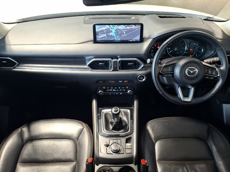 Mazda CX-5 2.0 E-skyactiv G Mhev Exclusive-line White #3