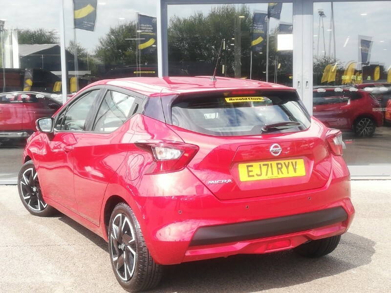 Nissan Micra 1.0 Ig-t 92 Acenta Cvt Red #2