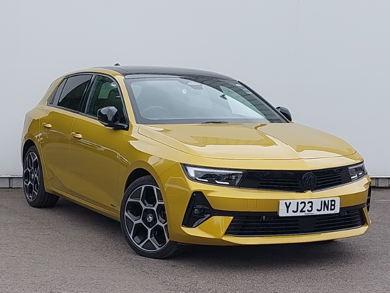 Vauxhall Astra 1.5 Turbo D Ultimate YJ23JNB Yellow