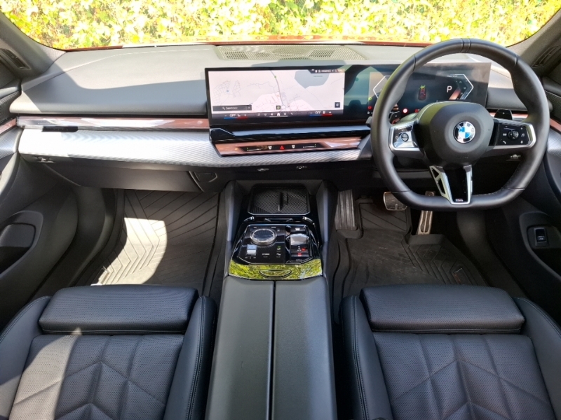 BMW 5 Series 520I M Sport Red #3