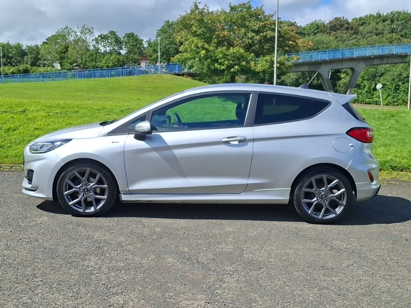 Ford Fiesta 1.0 Ecoboost Hybrid Mhev 125 St-line Silver #4