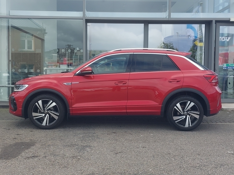 Volkswagen T-Roc 1.5 Tsi R-line Dsg Red #4