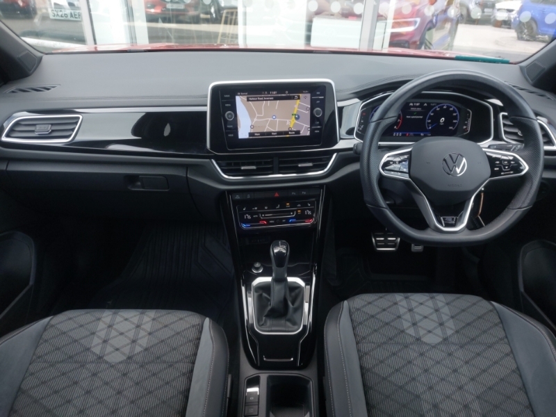 Volkswagen T-Roc 1.5 Tsi R-line Dsg Red #3