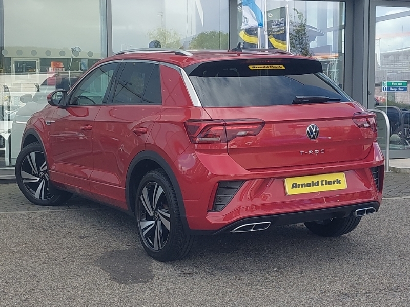 Volkswagen T-Roc 1.5 Tsi R-line Dsg Red #2