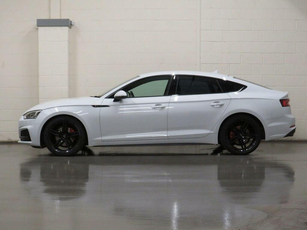 Audi A5 Hatchback 2.0 Tfsi 40 S Line Sportback S Tronic Eu NV69KJN White #6