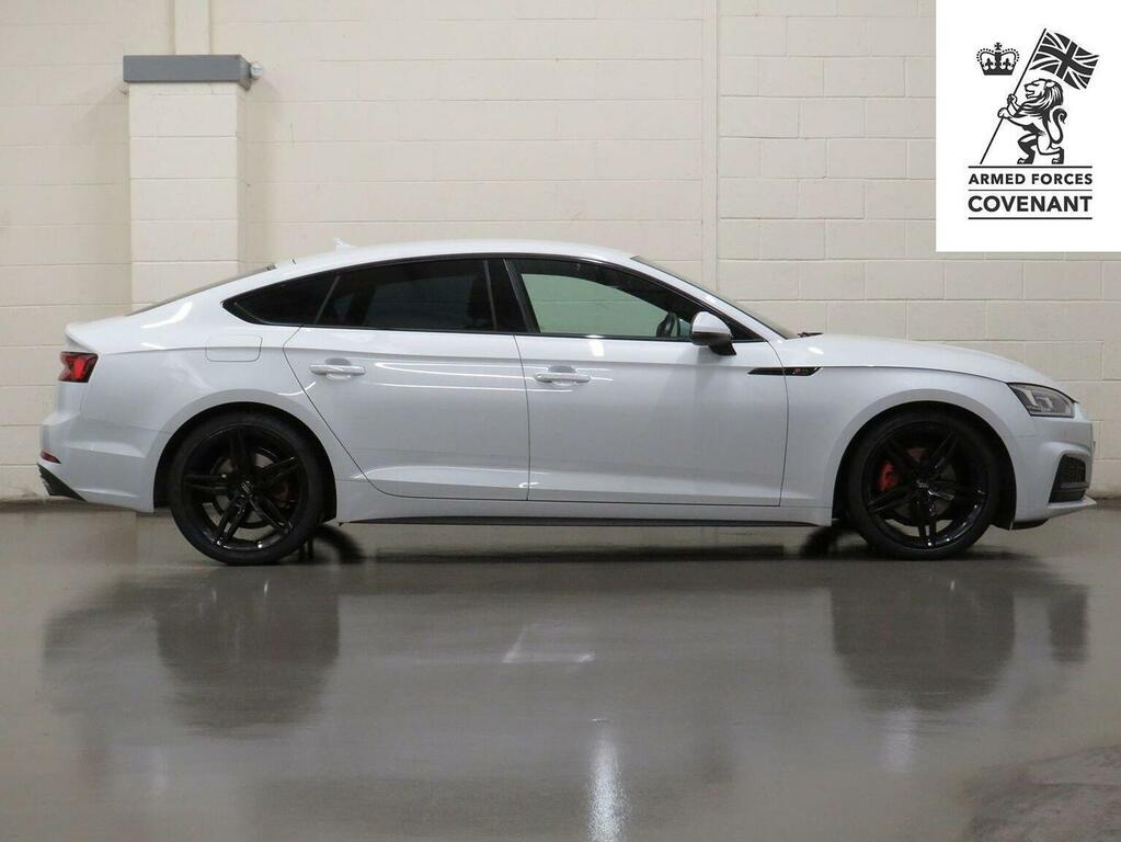 Audi A5 Hatchback 2.0 Tfsi 40 S Line Sportback S Tronic Eu NV69KJN White #2