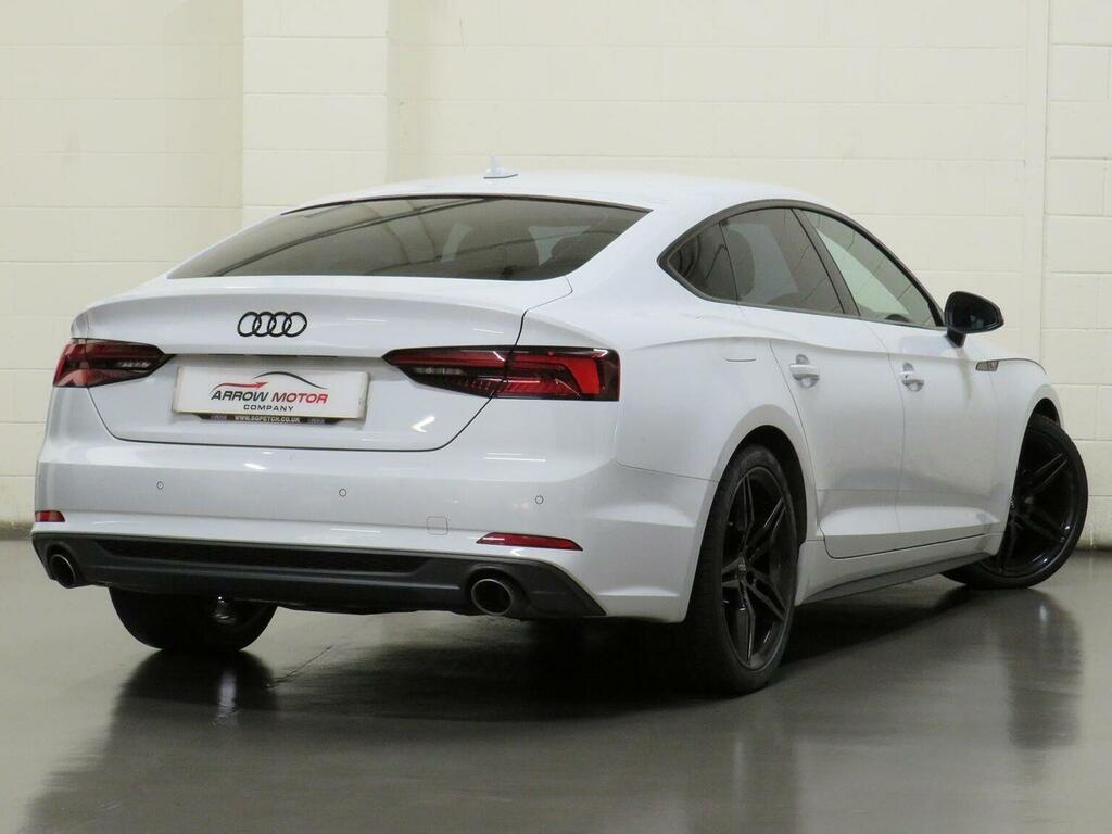 Audi A5 Hatchback 2.0 Tfsi 40 S Line Sportback S Tronic Eu NV69KJN White #3