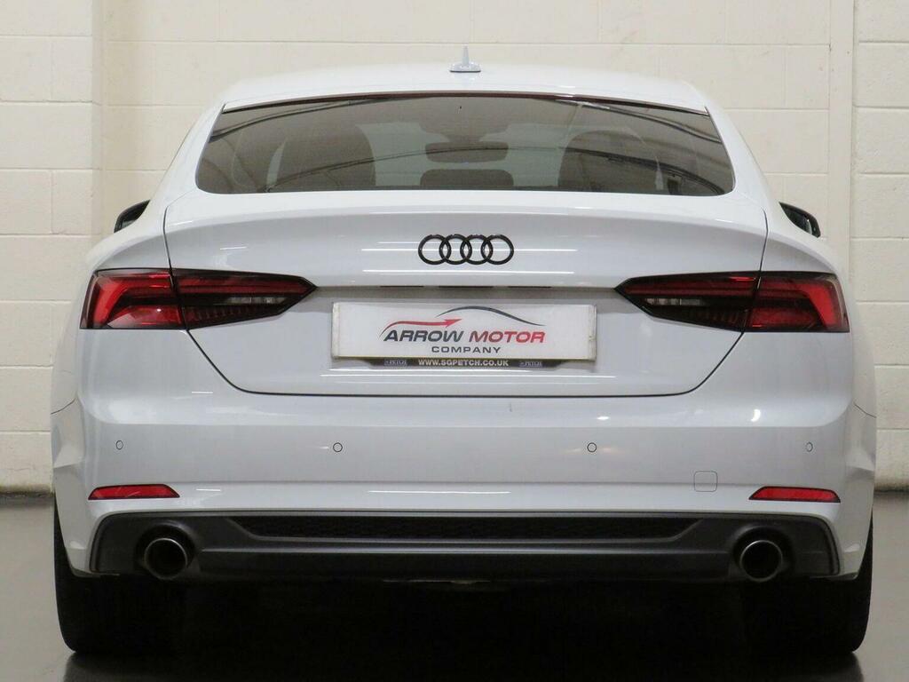 Audi A5 Hatchback 2.0 Tfsi 40 S Line Sportback S Tronic Eu NV69KJN White #4