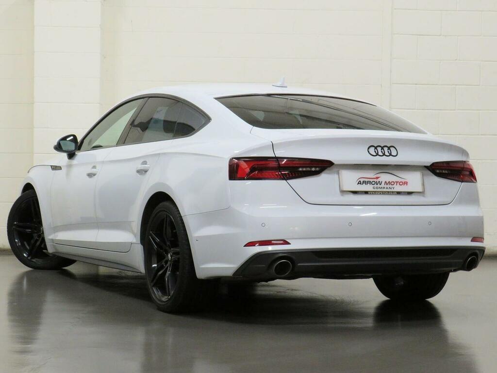 Audi A5 Hatchback 2.0 Tfsi 40 S Line Sportback S Tronic Eu NV69KJN White #5