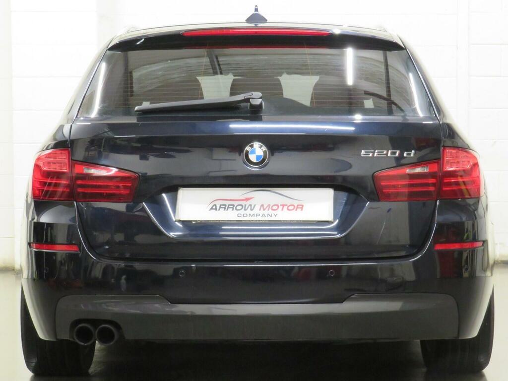 BMW 5 Series 2.0 520D M Sport Touring Euro 6 Ss PY66DXJ Black #4