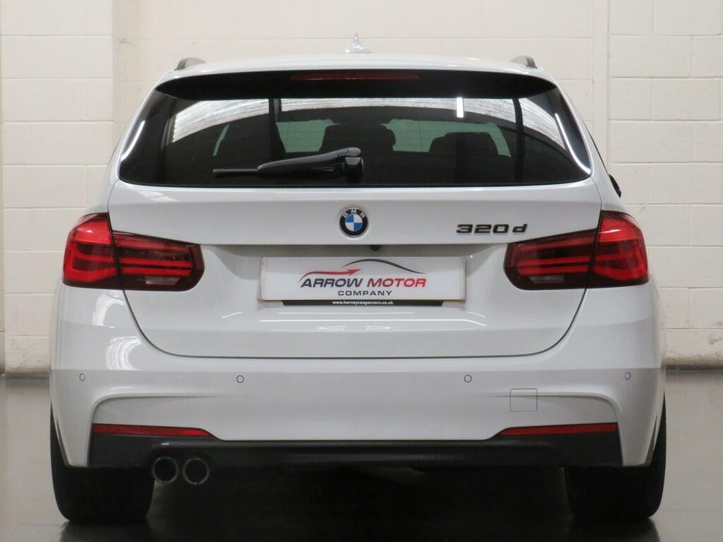 BMW 3 Series Estate 2.0 320D M Sport Shadow Edition Touring Aut YC19FKT White #4