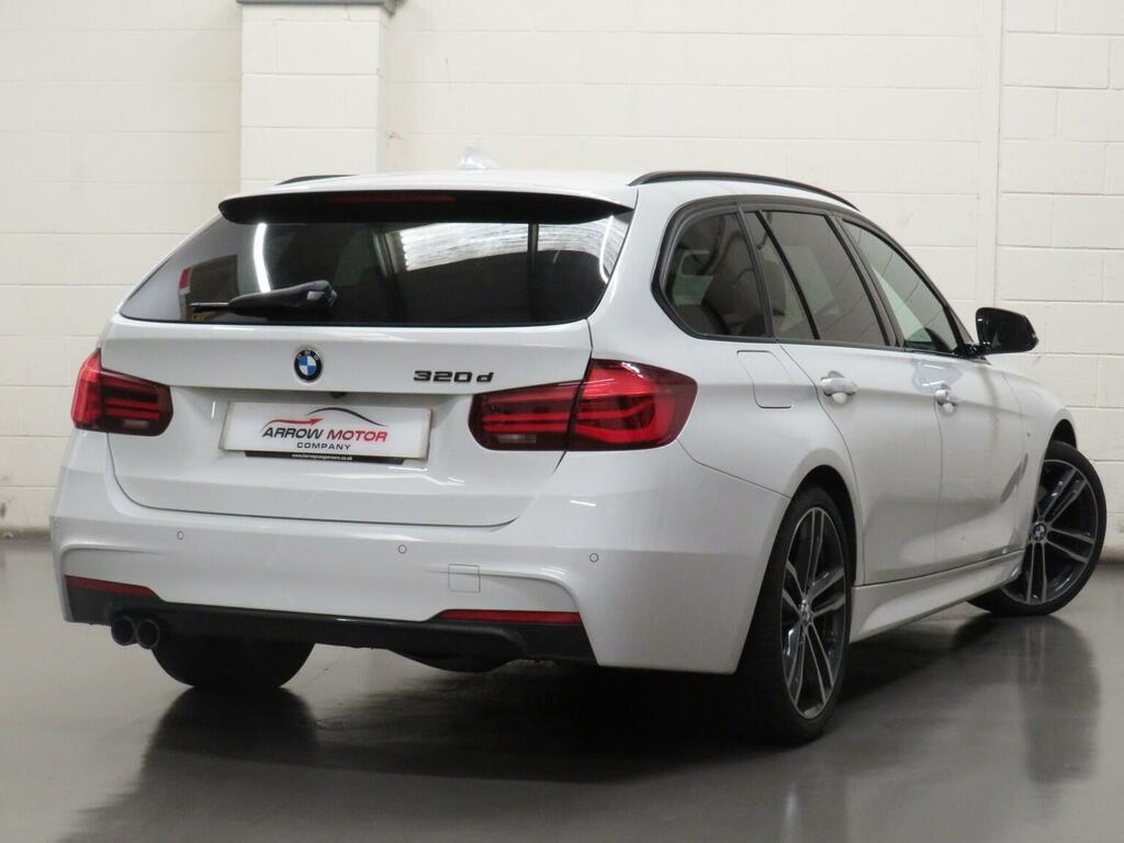 BMW 3 Series Estate 2.0 320D M Sport Shadow Edition Touring Aut YC19FKT White #3