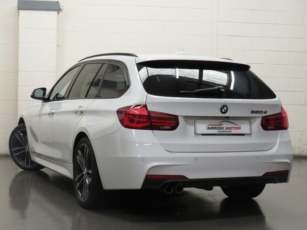 BMW 3 Series Estate 2.0 320D M Sport Shadow Edition Touring Aut YC19FKT White #6