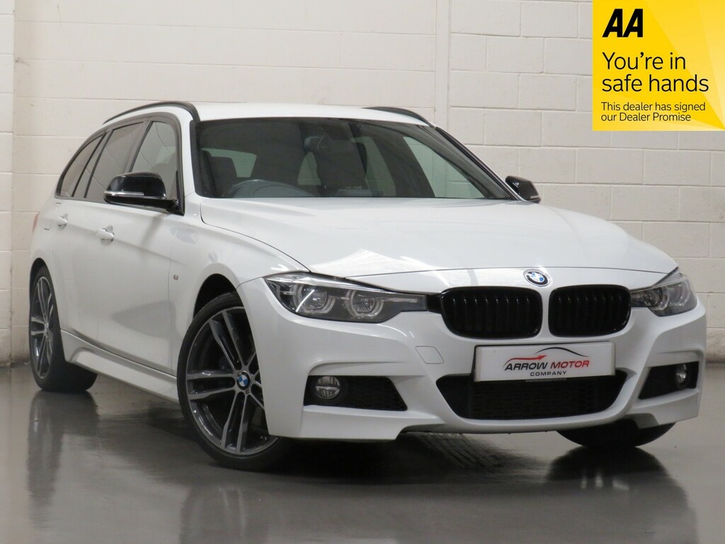 BMW 3 Series Estate 2.0 320D M Sport Shadow Edition Touring Aut White