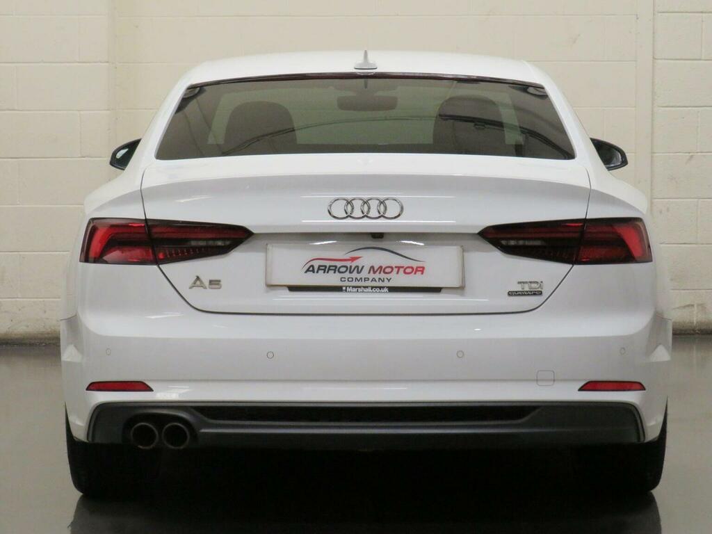 Audi A5 Coupe 2.0 Tdi 40 S Line S Tronic Quattro Euro 6 S LV68POU White #4