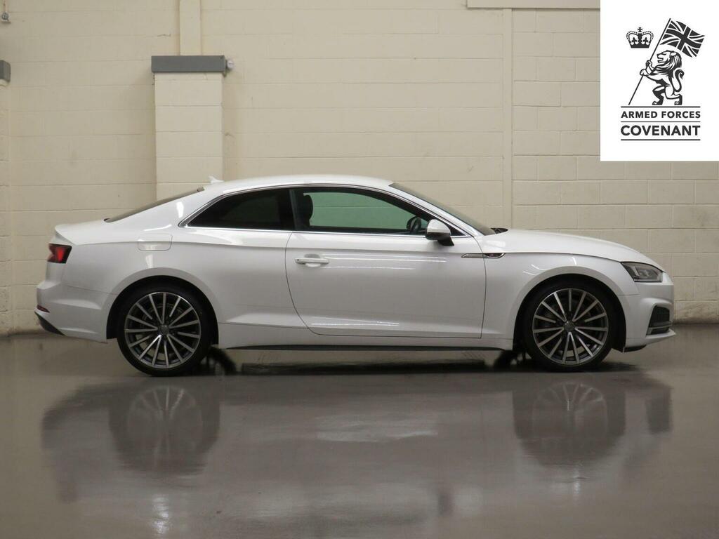 Audi A5 Coupe 2.0 Tdi 40 S Line S Tronic Quattro Euro 6 S LV68POU White #2