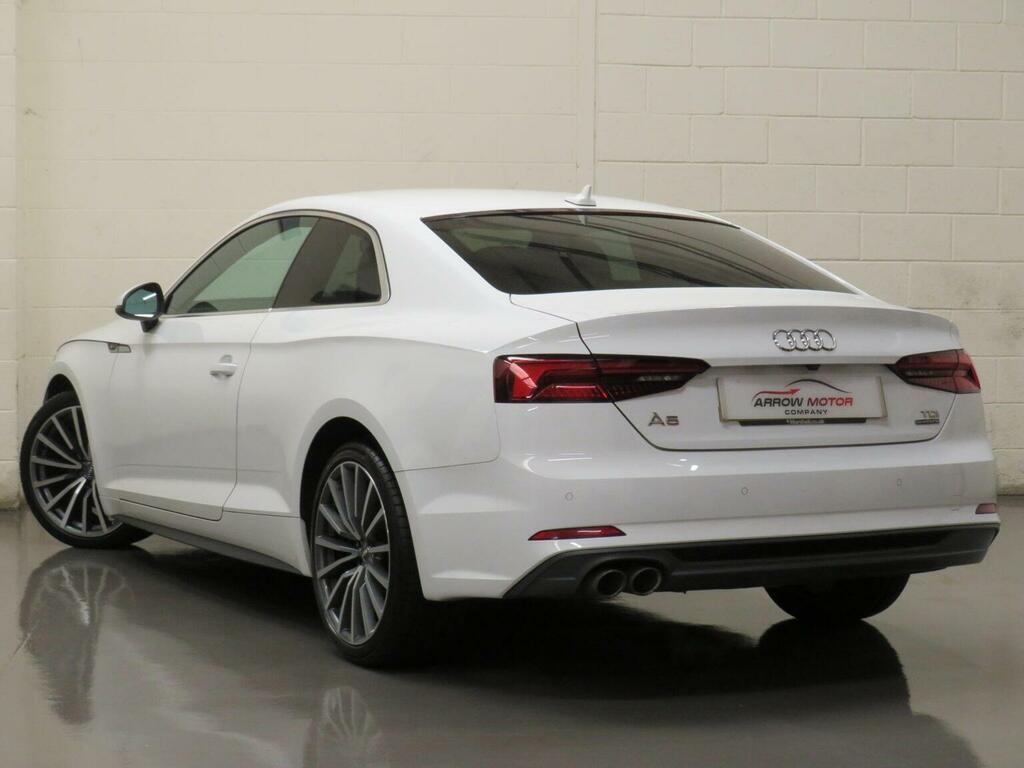 Audi A5 Coupe 2.0 Tdi 40 S Line S Tronic Quattro Euro 6 S LV68POU White #5