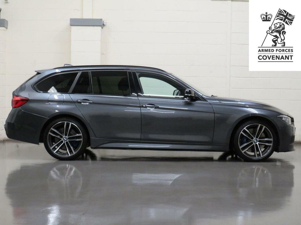 BMW 3 Series Estate 3.0 335D M Sport Shadow Edition Touring Aut YK67OJX Grey #2