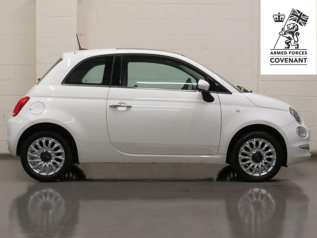 Fiat 500 Hatchback 1.2 Lounge Euro 6 Ss 201717 WT17FSU White #2