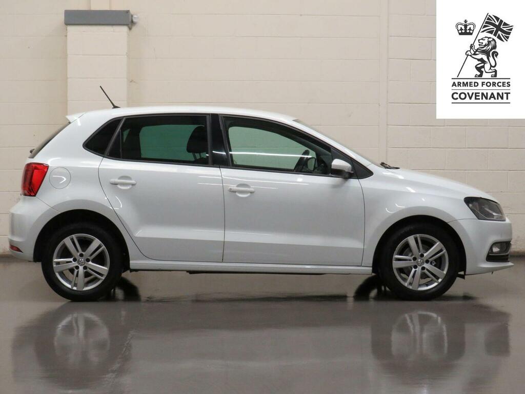 Volkswagen Polo Hatchback 1.0 Bluemotion Tech Match Euro 6 Ss 5 NJ17KPT White #2