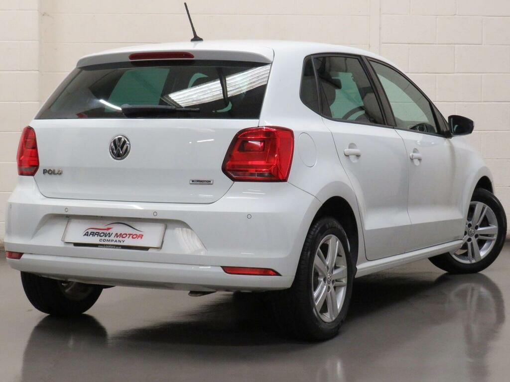 Volkswagen Polo Hatchback 1.0 Bluemotion Tech Match Euro 6 Ss 5 NJ17KPT White #4
