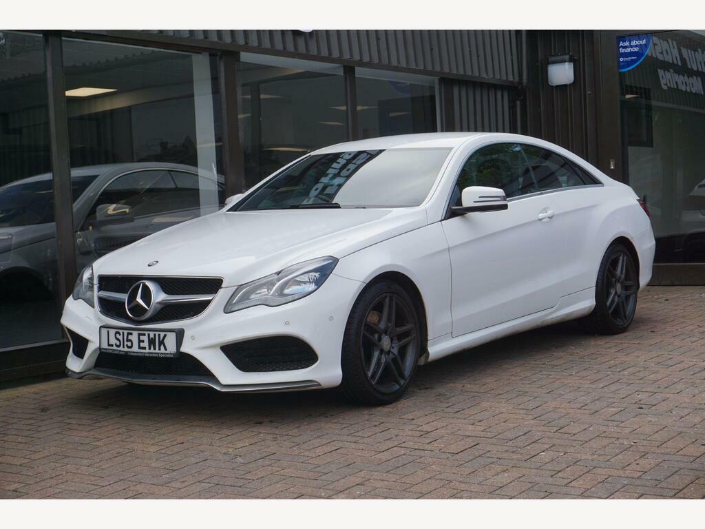 Mercedes-Benz E Class 2.1 E220d Bluetec Amg Line G-tronic Euro 6 S S White