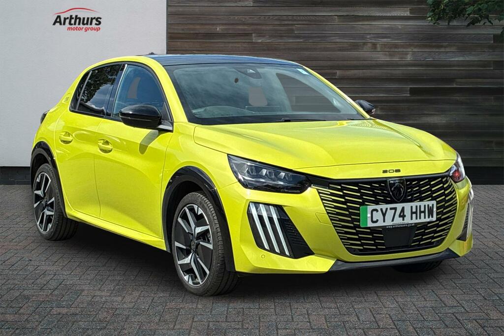Peugeot 208 Gt Yellow