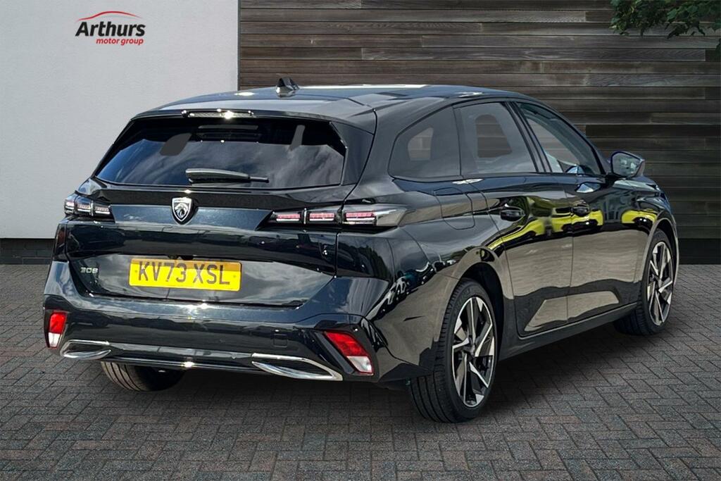 Peugeot 308 SW Bluehdi Ss Sw Allure Premium KV73XSL Black #3