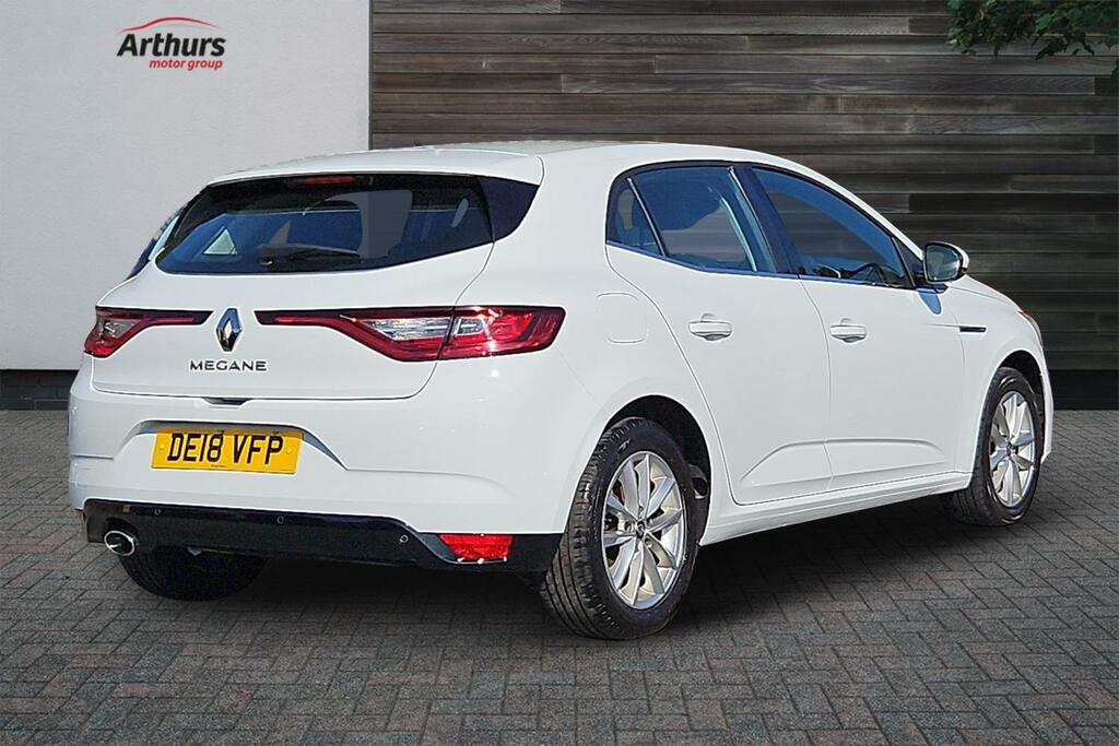 Renault Megane Dynamique Nav Tce White #3
