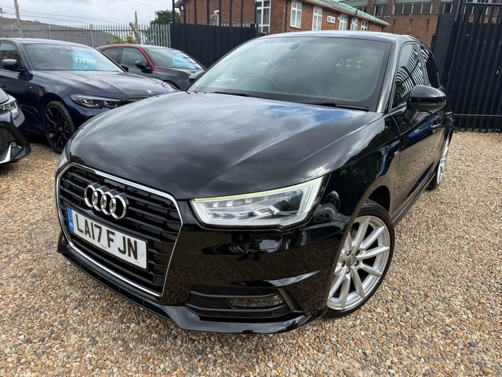 Audi A1 Hatchback 1.4 Tfsi S Line Sportback S Tronic Euro LA17FJN Black #3