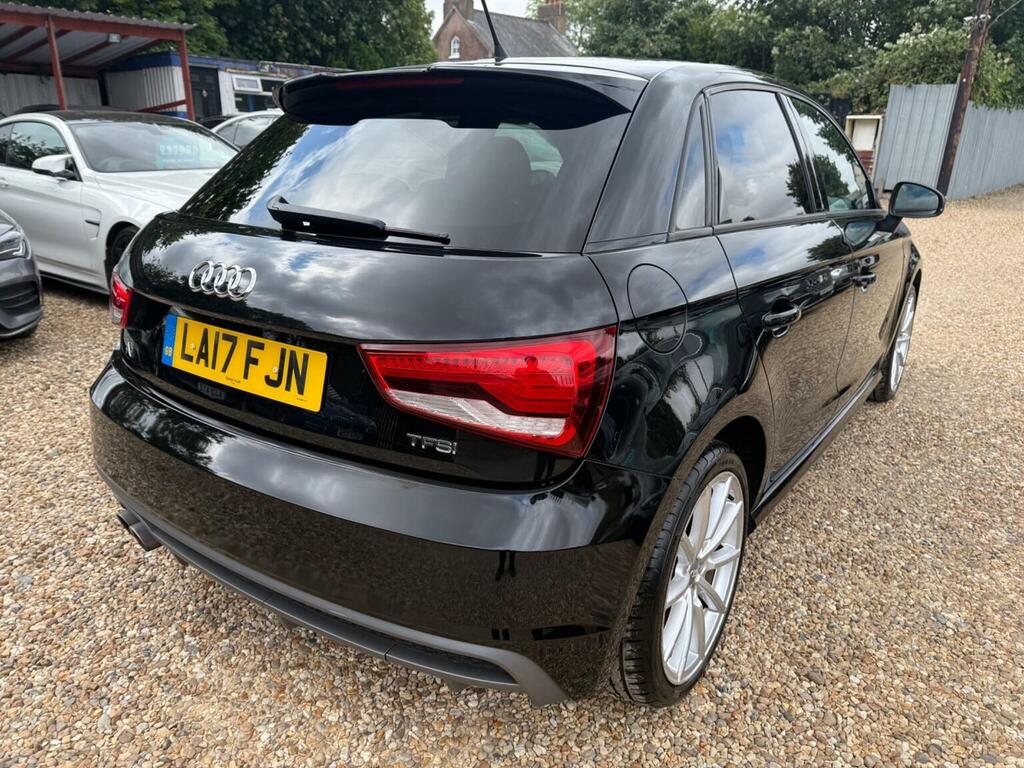 Audi A1 Hatchback 1.4 Tfsi S Line Sportback S Tronic Euro LA17FJN Black #6