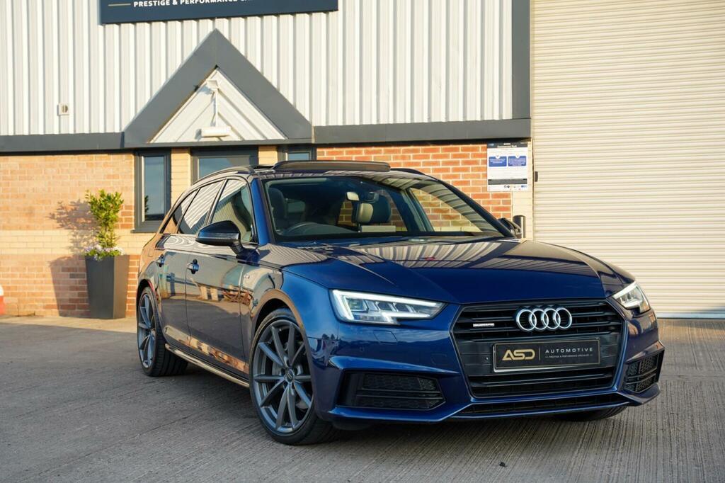 Audi A4 Avant Estate 2.0 Tdi Black Edition S Tronic Quattro Euro Blue #4