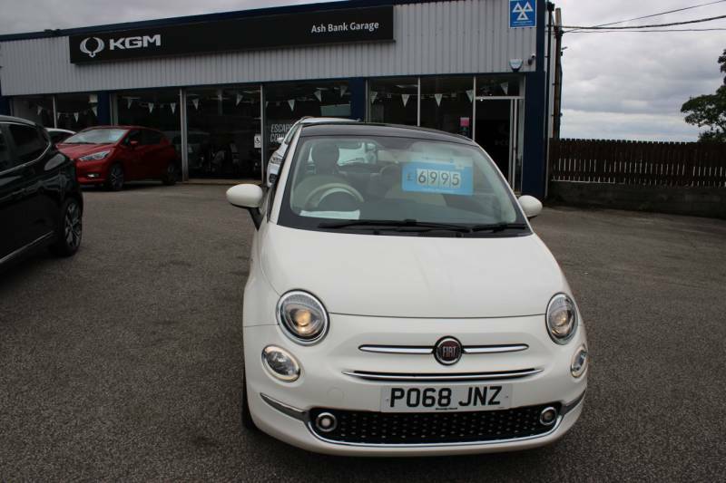 Fiat 500 1.2 Lounge Hatchback Euro 6 Ss White