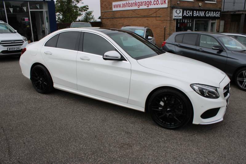 Mercedes-Benz C Class 2.1 C220d Amg Line Premium Saloon G-t White #4