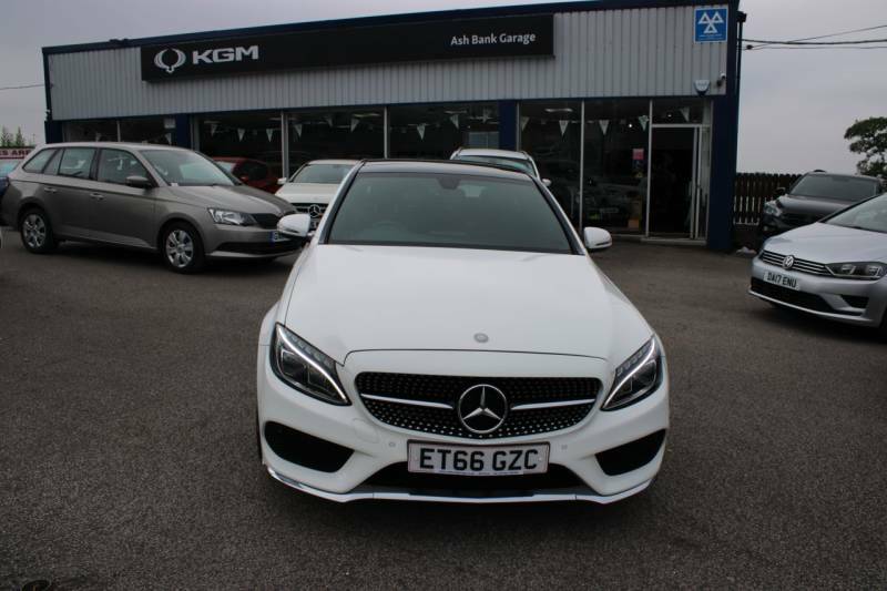 Mercedes-Benz C Class 2.1 C220d Amg Line Premium Saloon G-t White #2