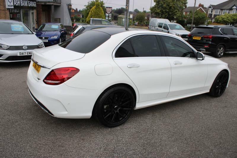 Mercedes-Benz C Class 2.1 C220d Amg Line Premium Saloon G-t White #5