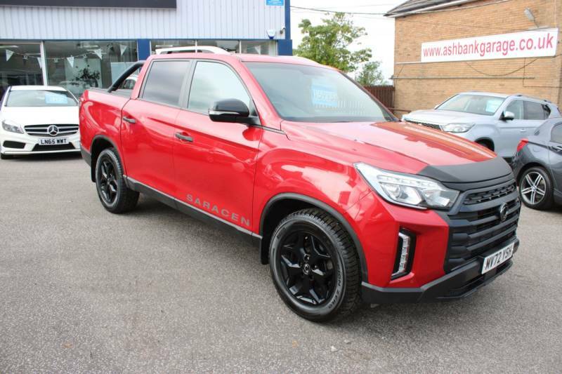 SsangYong Musso 2.2D Saracen Pickup Double Cab 4Wd Red #4
