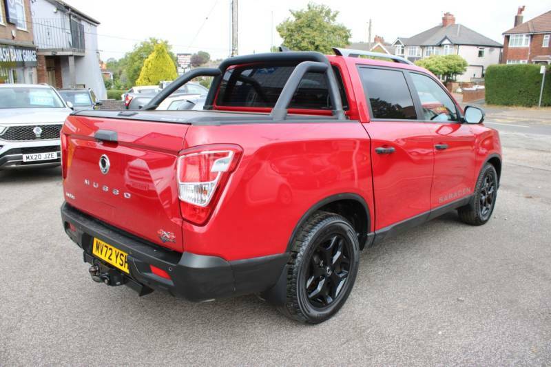 SsangYong Musso 2.2D Saracen Pickup Double Cab 4Wd Red #5