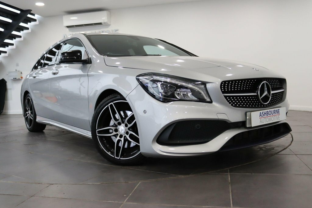 Mercedes-Benz CLA Class 2.1 Cla220d Amg Line Shooting Brake 7G-dct 4Matic Silver #3