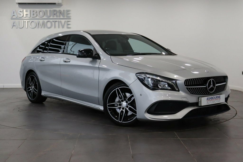 Mercedes-Benz CLA Class 2.1 Cla220d Amg Line Shooting Brake 7G-dct 4Matic Silver #2