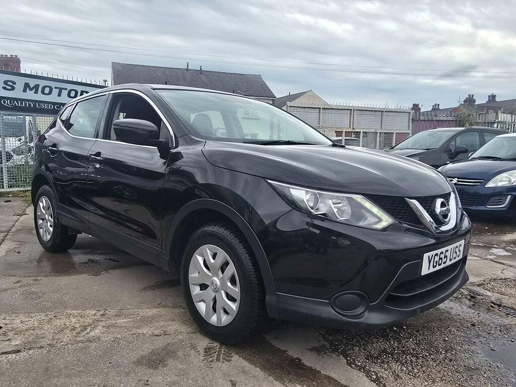 Nissan Qashqai 1.2 Dig-t Visia 2Wd Euro 6 Ss 201565 Black