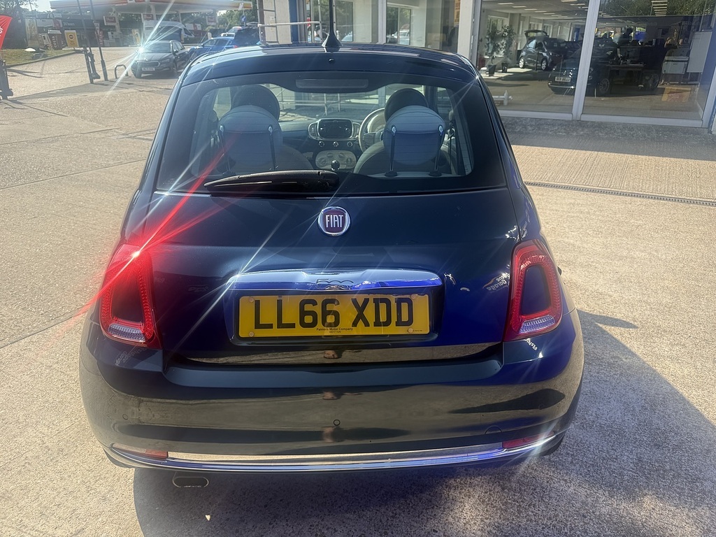Fiat 500 Lounge Blue #5