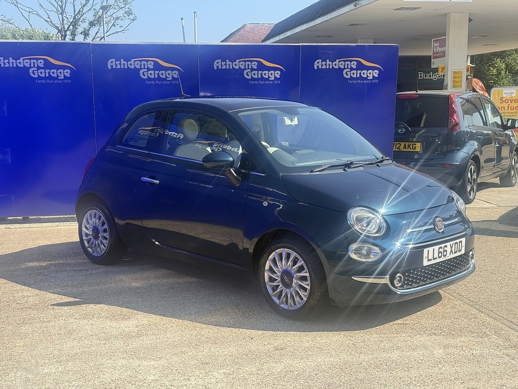 Fiat 500 Lounge Blue #3