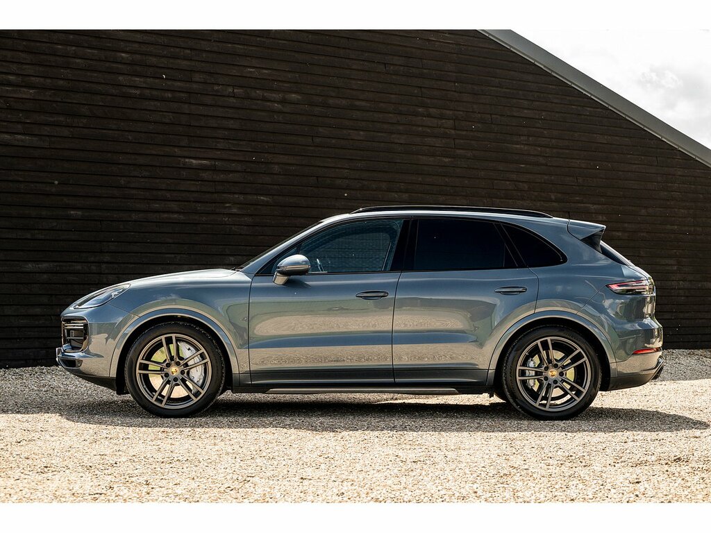 Porsche Cayenne Turbo 21 Blue #5