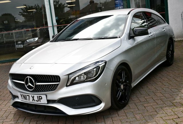 Mercedes-Benz CLA Class 2017 Cla220d Amg-line 4-Matic Shooting Brake 7G-dc YN17XJP Silver #3