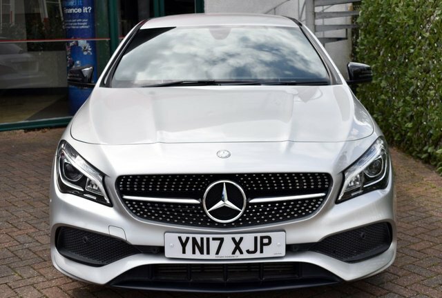 Mercedes-Benz CLA Class 2017 Cla220d Amg-line 4-Matic Shooting Brake 7G-dc YN17XJP Silver #2