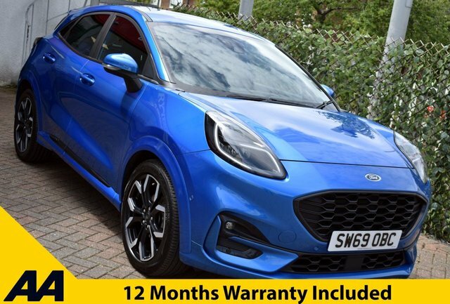 Ford Puma 2020 1.0T Mhev St-line X 6-Speed 123 Bhp E Blue