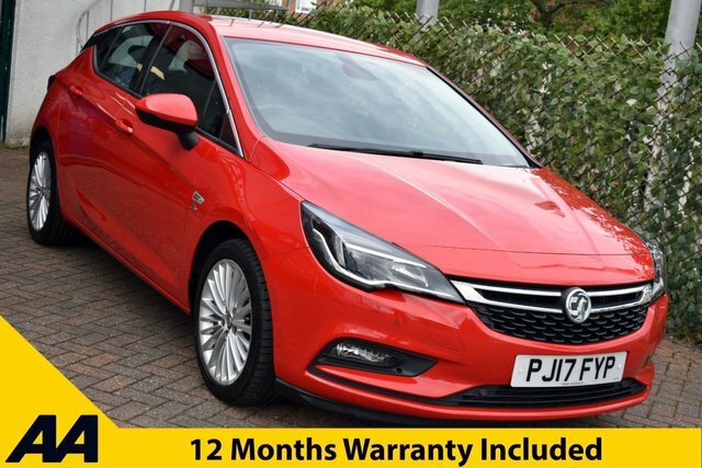 Vauxhall Astra 2017 1.4I Turbo Elite 148 Bhp Euro 6 Red