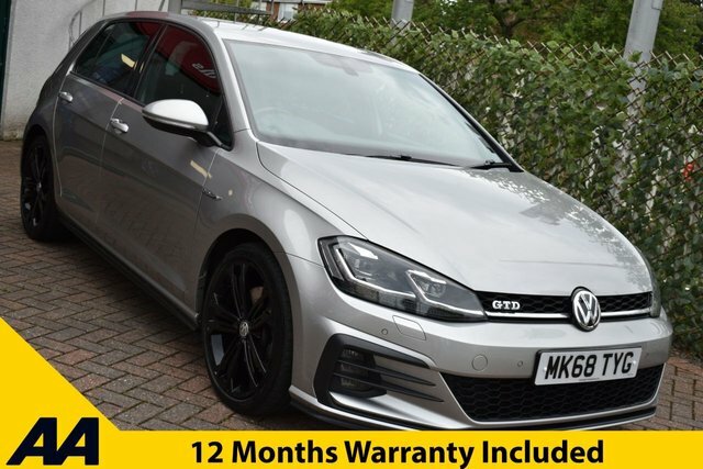Volkswagen Golf 2018 2.0Tdi Gtd 6-Speed 181 Bhp Euro 6 Silver