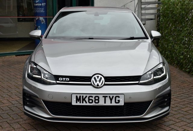Volkswagen Golf 2018 2.0Tdi Gtd 6-Speed 181 Bhp Euro 6 Silver #2